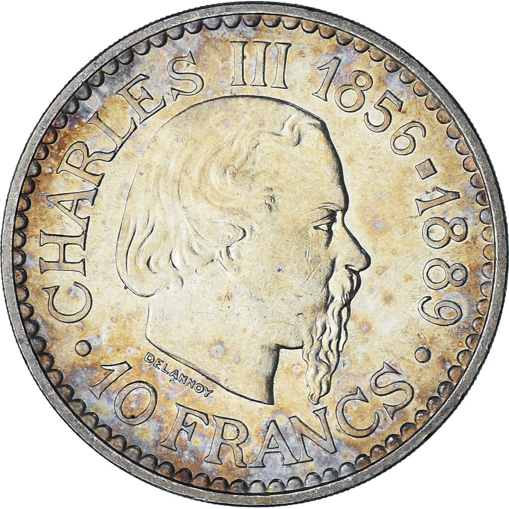 Moneta, Monaco, Rainier III, 10 Francs, 1966, Monnaie de Paris, SPL+, Argento