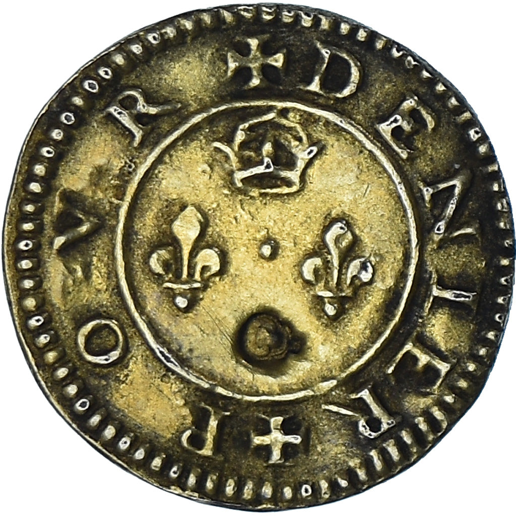 Frankrijk, Denier à épouser, Collection Térisse, ZF+, Vermeil, Terisse:D37