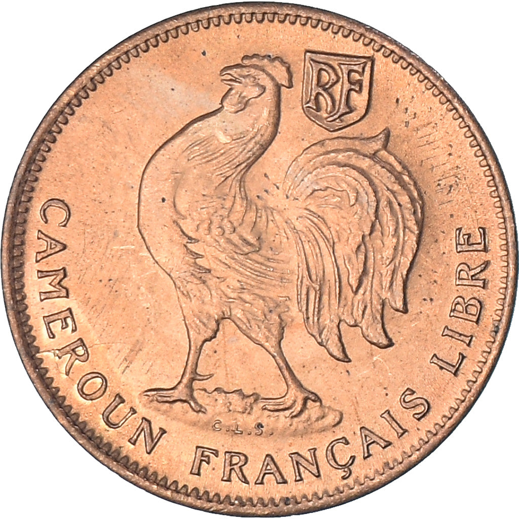 Coin, French Equatorial Africa, Cameroun, 50 Centimes, 1943, Pretoria