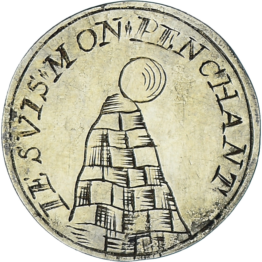 Frankrijk, Denier à épouser, Collection Térisse, ZF+, Vermeil, Terisse:D64/05