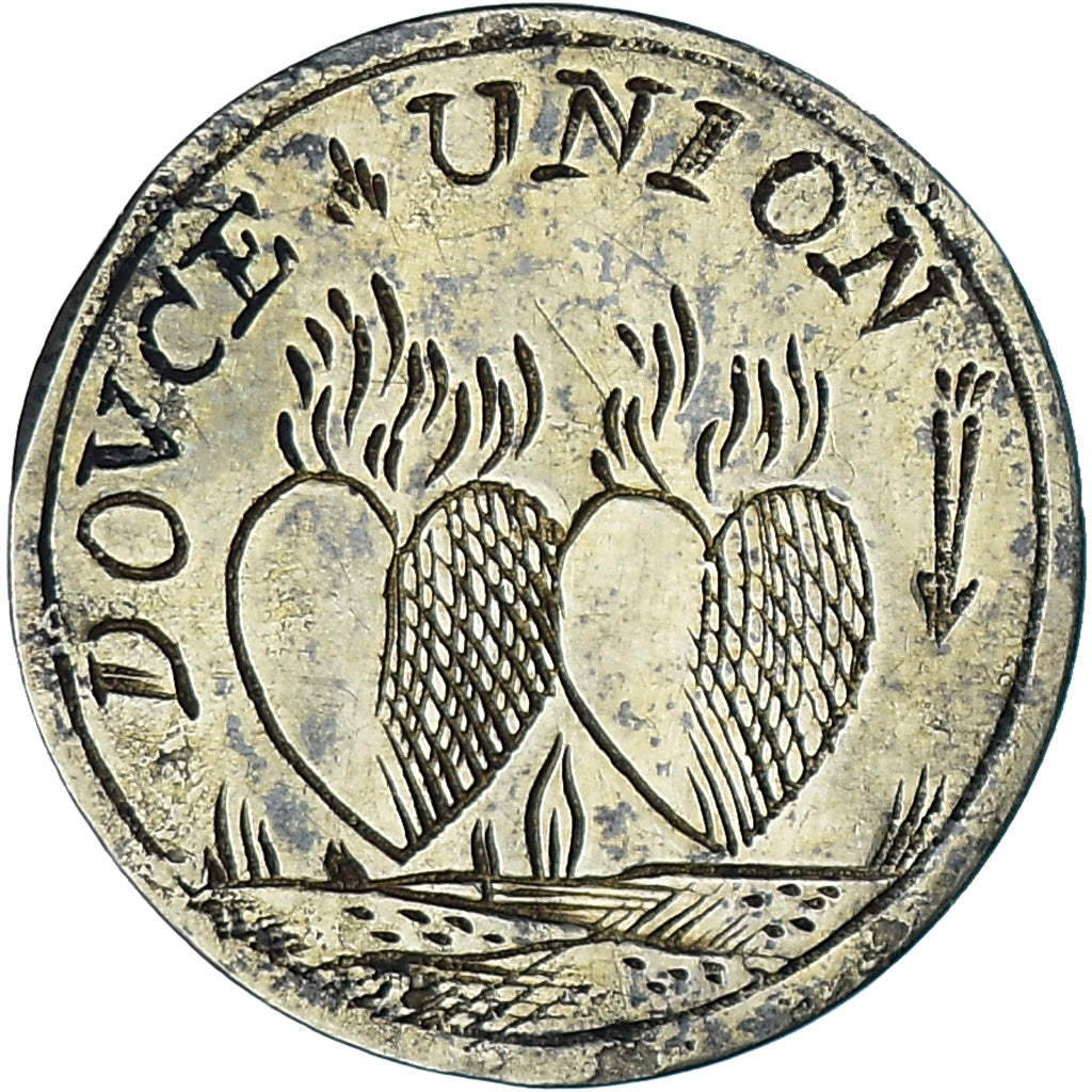 Frankrijk, Denier à épouser, Collection Térisse, ZF+, Vermeil, Terisse:D64/05