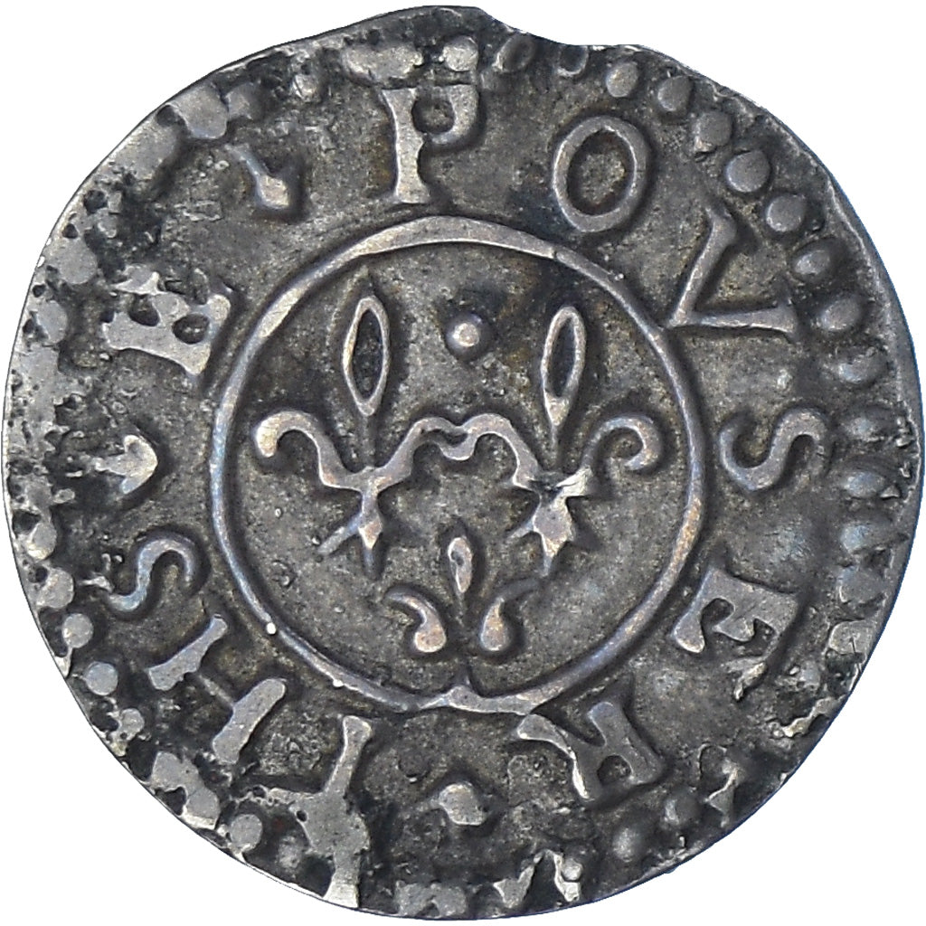 Francja, Denier à épouser, Collection Térisse, AU(50-53), Srebro, Terisse:D43