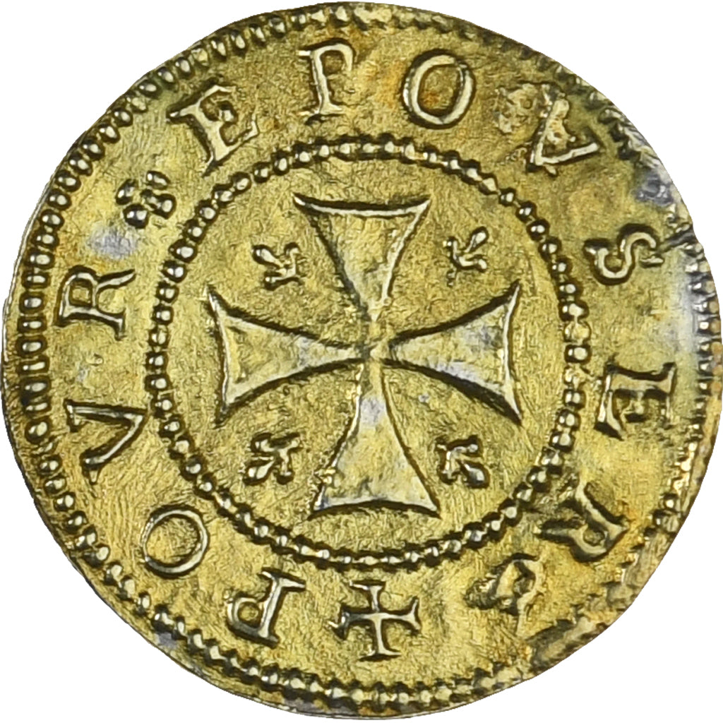 Frankrijk, Denier à épouser, Collection Térisse, ZF+, Vermeil, Terisse:D50