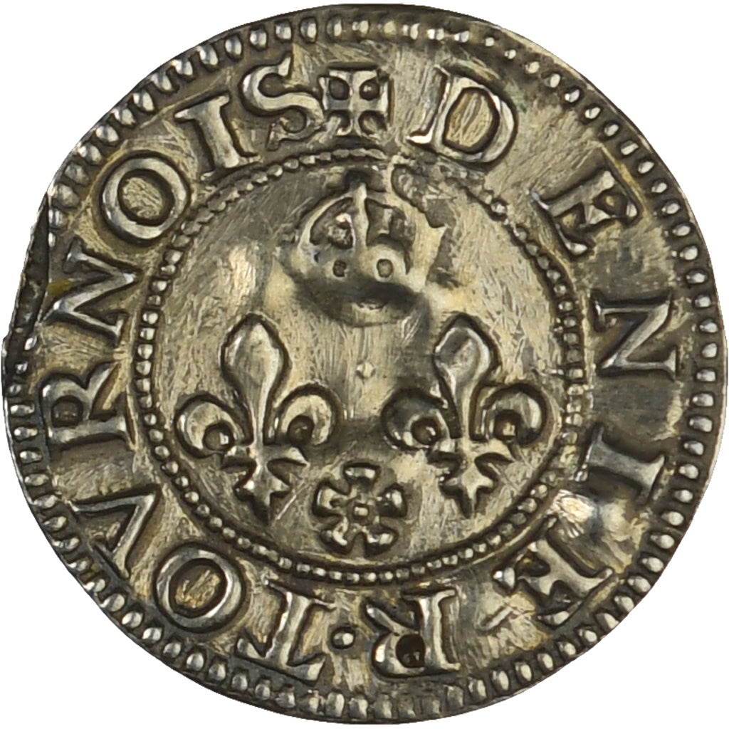 Frankrijk, Denier à épouser, Collection Térisse, ZF+, Zilver, Terisse:D51