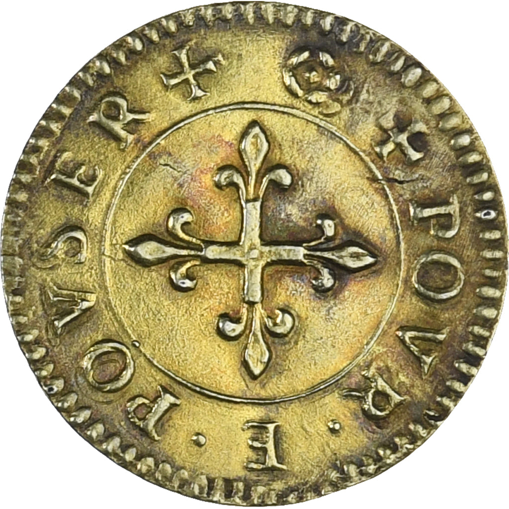 Frankrijk, Denier à épouser, Collection Térisse, ZF+, Vermeil, Terisse:D53