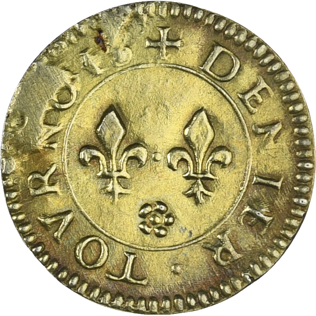 Frankrijk, Denier à épouser, Collection Térisse, ZF+, Vermeil, Terisse:D53