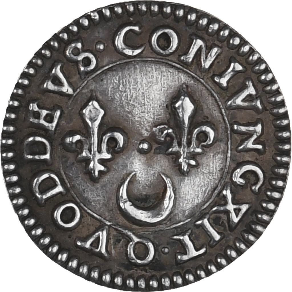 Francja, Denier à épouser, Collection Térisse, AU(55-58), Srebro