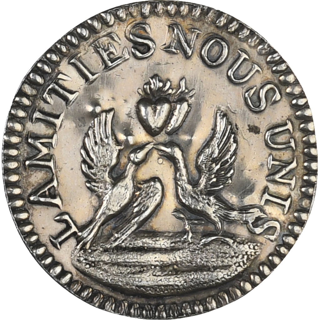 Frankrijk, Denier à épouser, Collection Térisse, ZF+, Zilver, Terisse:D100