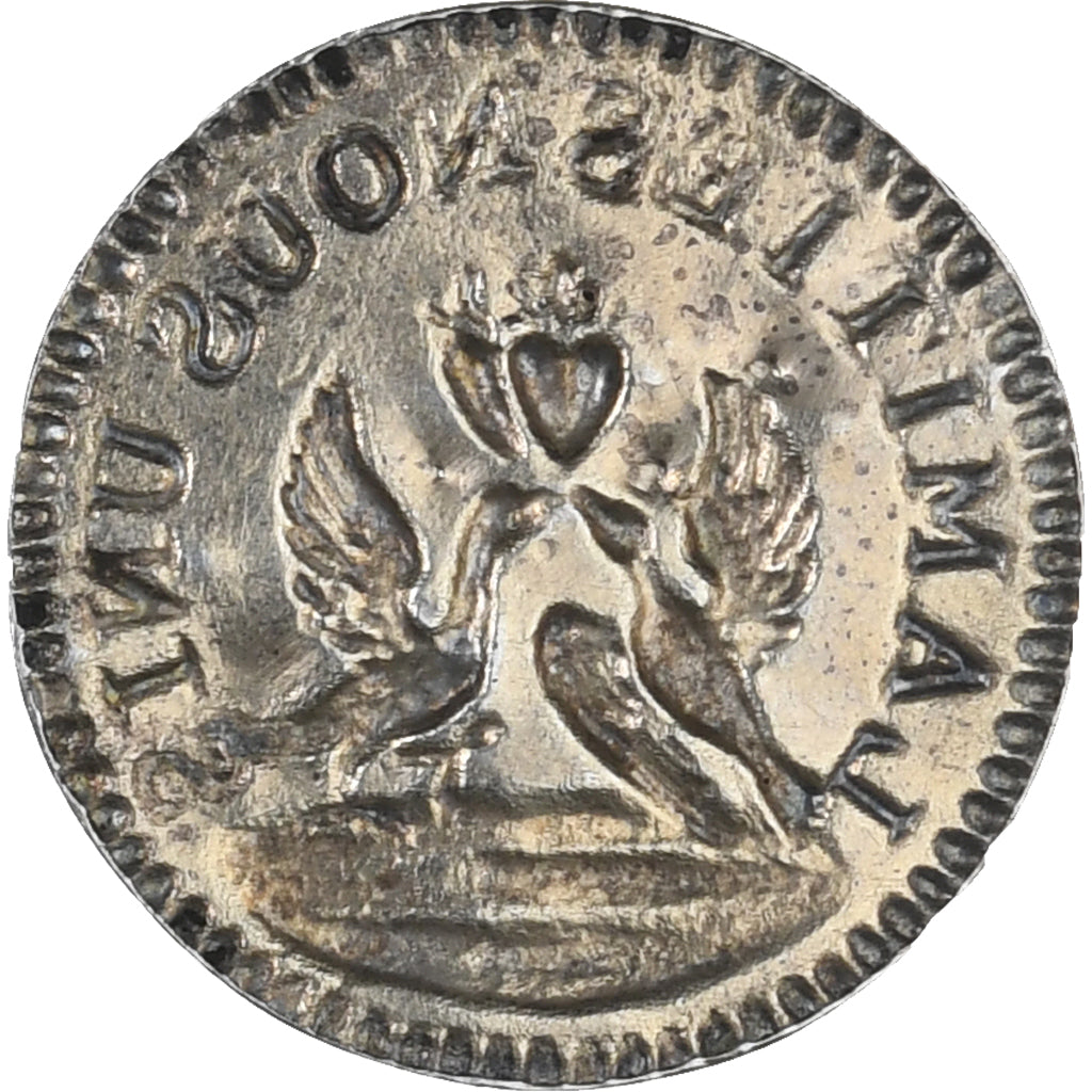 Frankrijk, Denier à épouser, Collection Térisse, ZF+, Zilver, Terisse:D100