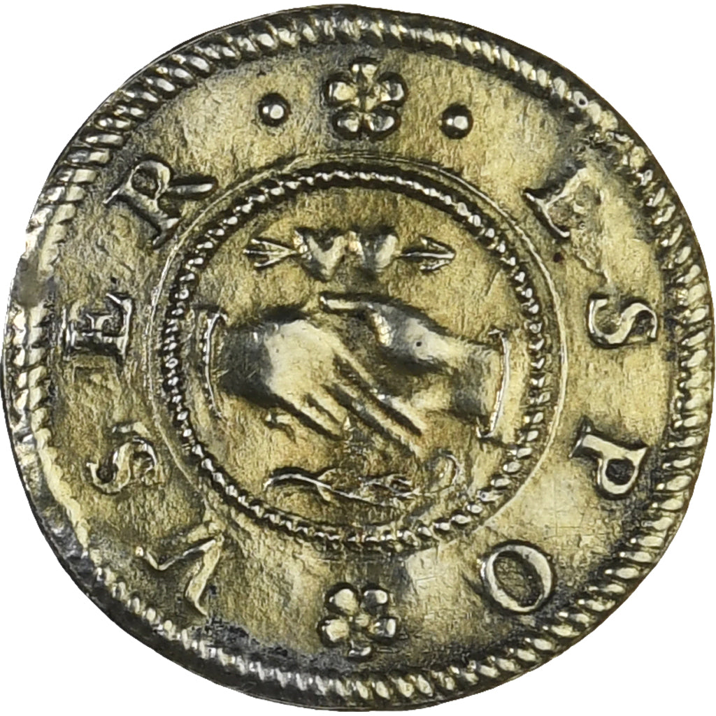 Francja, Denier à épouser, Collection Térisse, AU(50-53), Srebro, Terisse:D39