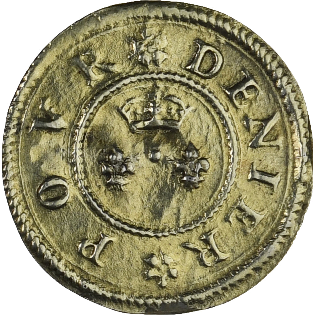 Frankrijk, Denier à épouser, Collection Térisse, ZF+, Vermeil, Terisse:D33