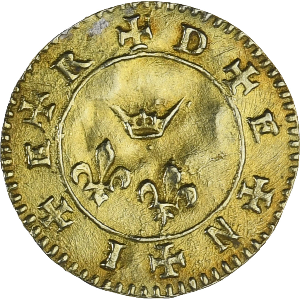 Frankreich, Denier à épouser, Collection Térisse, SS+, Vermeil, Terisse:D26