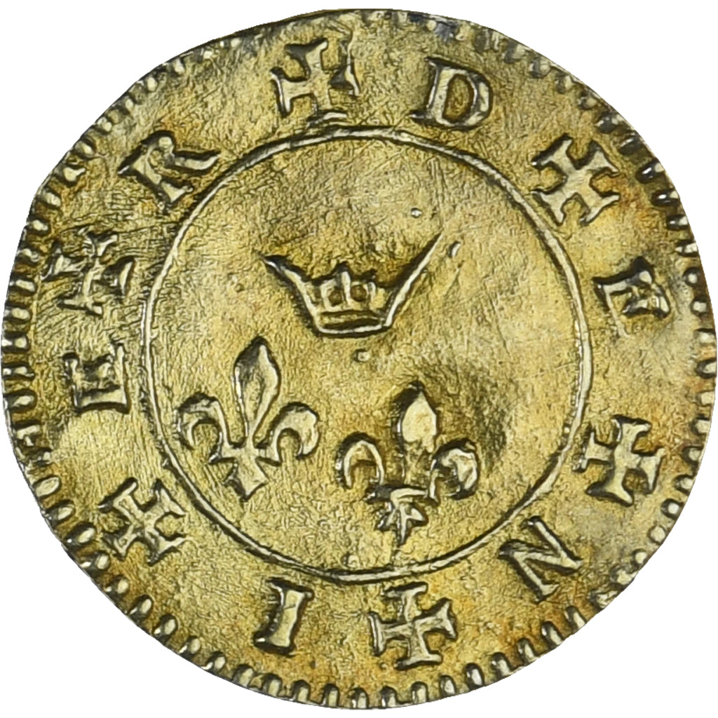 Frankreich, Denier à épouser, Collection Térisse, VZ, Vermeil, Terisse:D26