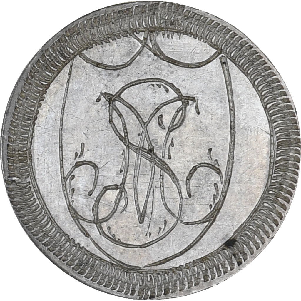 Frankrijk, Denier à épouser, 1824, Collection Térisse, ZF+, Zilver
