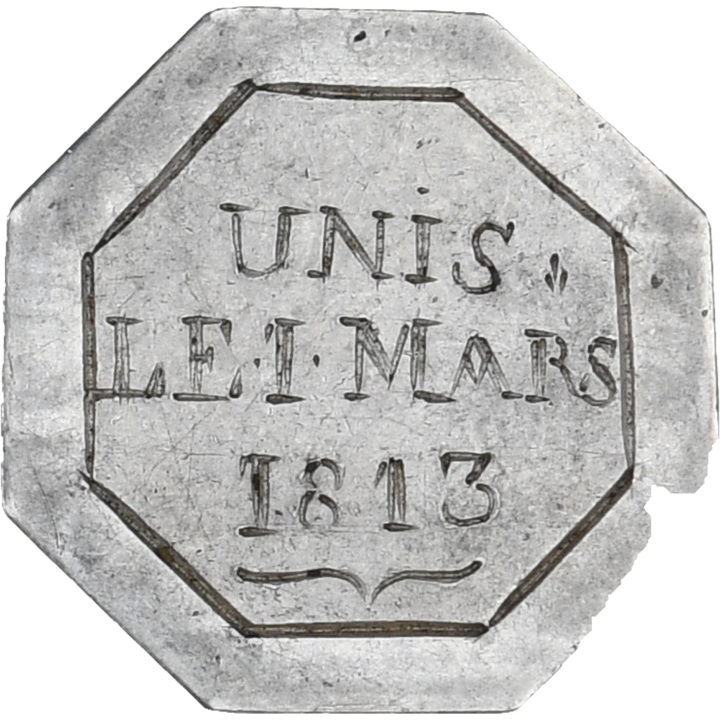 Frankrijk, Denier à épouser, 1813, Collection Térisse, ZF+, Zilver