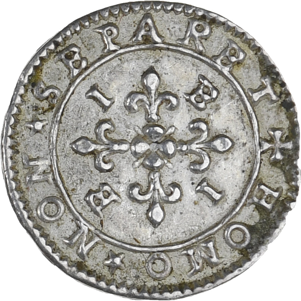 Frankrijk, Denier à épouser, Collection Térisse, ZF+, Zilver, Terisse:D114