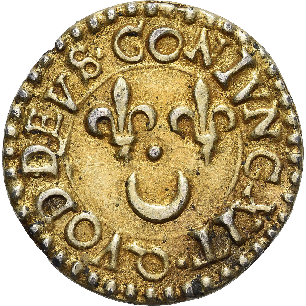 France, Denier à épouser, Collection Térisse, EF(40-45), Vermeil, Terisse:D109
