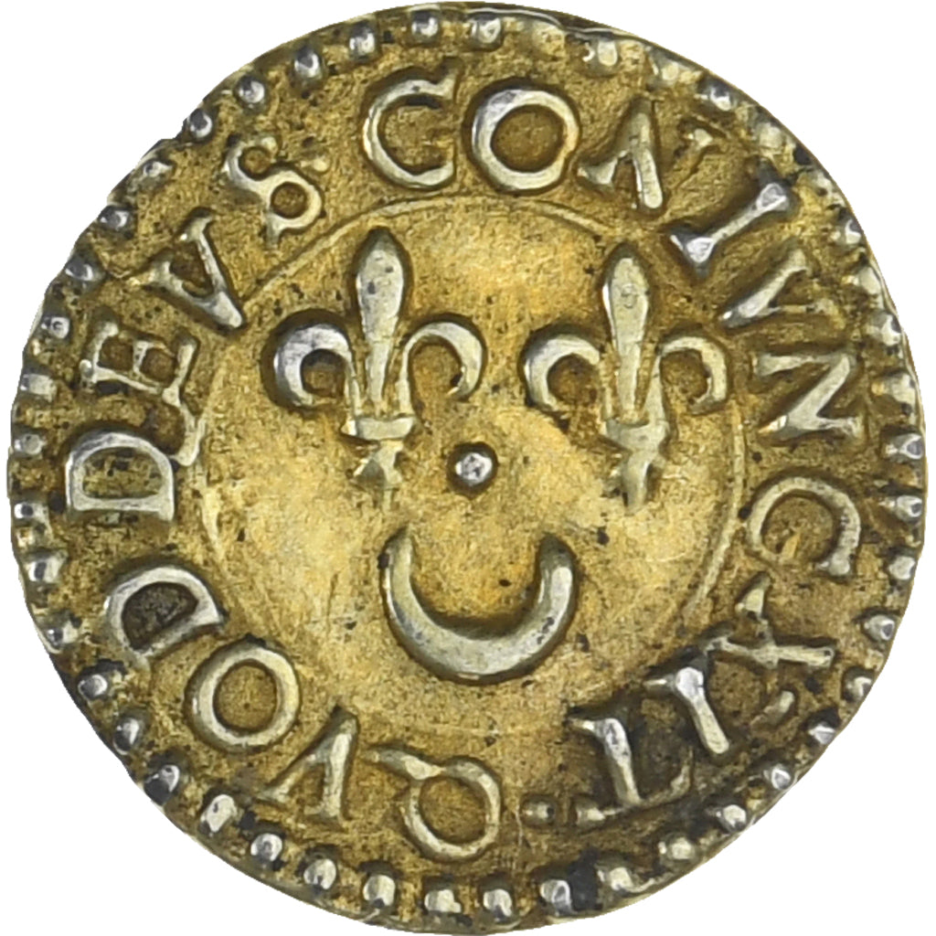 France, Denier à épouser, Collection Térisse, EF(40-45), Vermeil, Terisse:D109