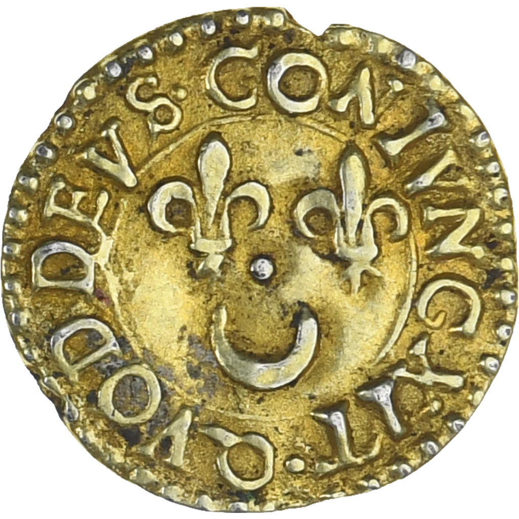 France, Denier à épouser, Collection Térisse, EF(40-45), Vermeil, Terisse:D109