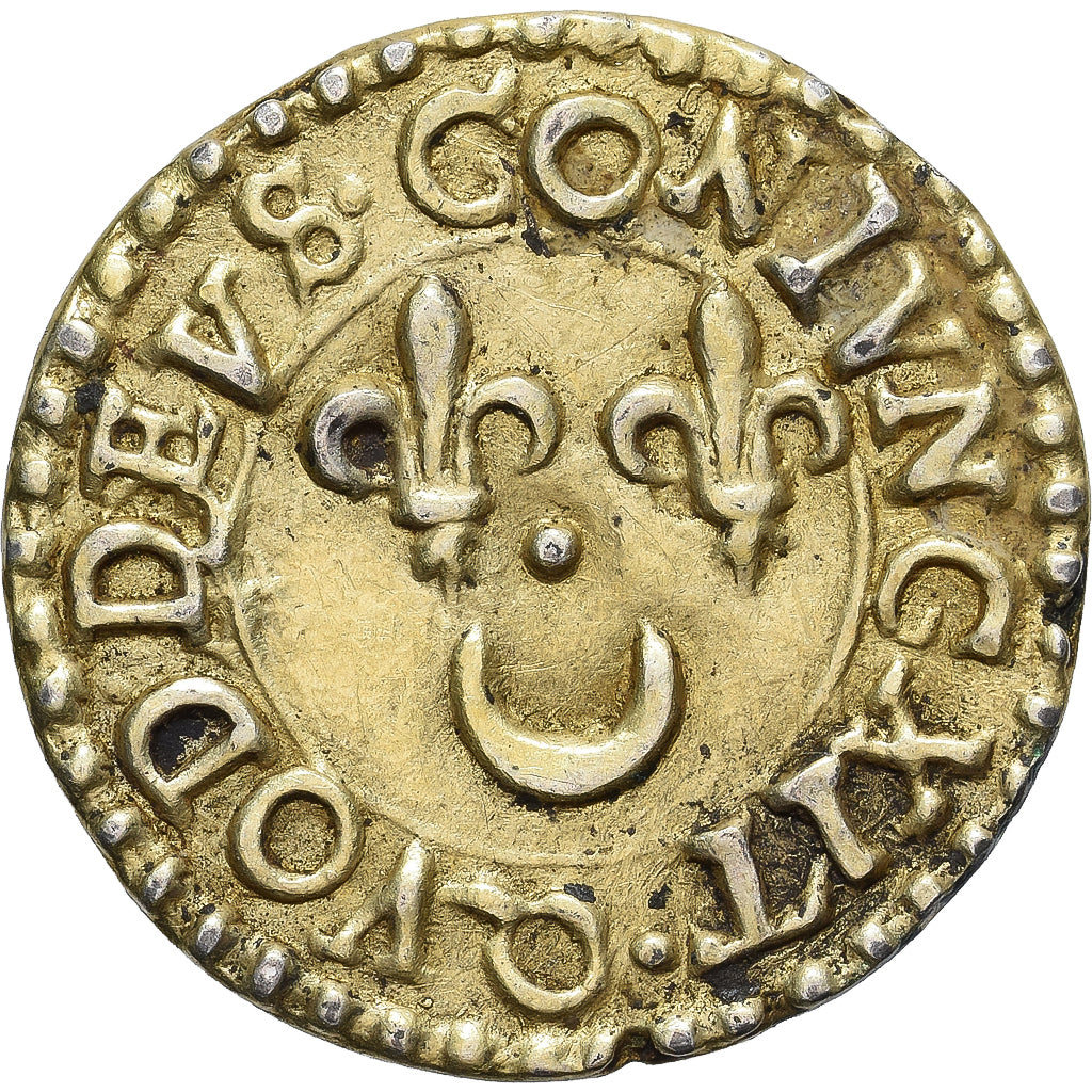 Frankreich, Denier à épouser, Collection Térisse, SS+, Vermeil, Terisse:D109