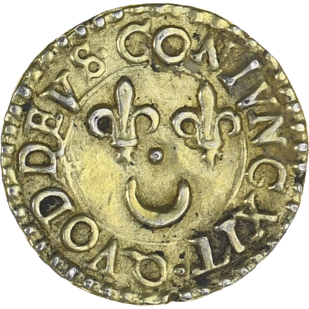 Francia, Denier à épouser, Collection Térisse, MBC+, Oro vermeil