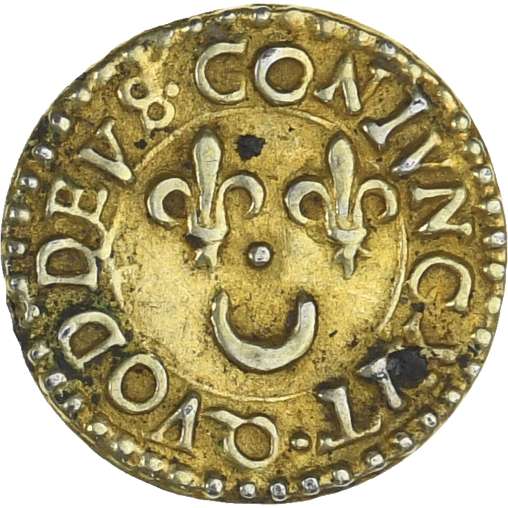 Frankrijk, Denier à épouser, Collection Térisse, ZF+, Vermeil, Terisse:D109