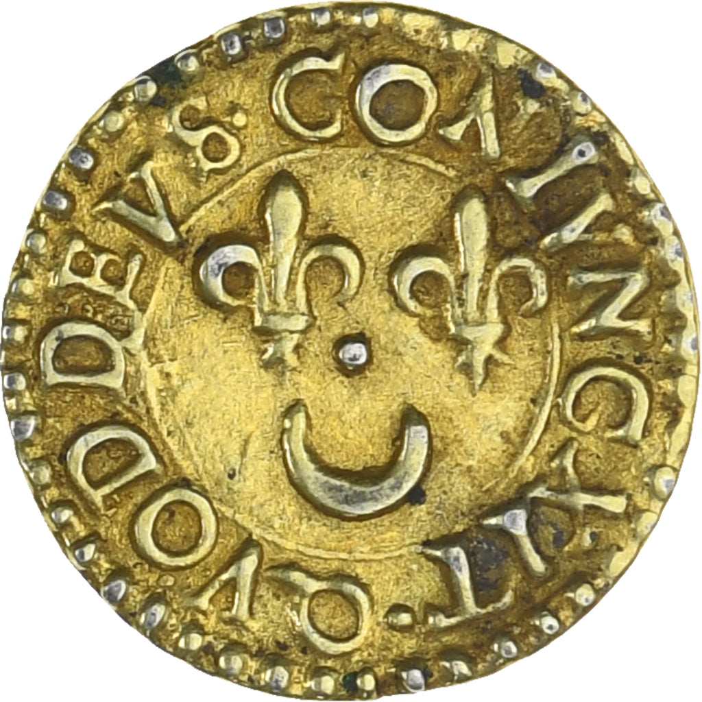 Francja, Denier à épouser, Collection Térisse, AU(50-53), Vermeil