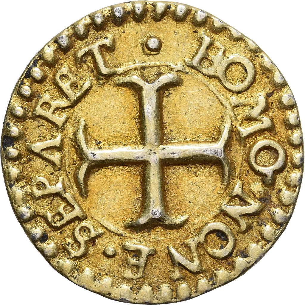 Francia, Denier à épouser, Collection Térisse, BB+, Vermeil, Terisse:D109