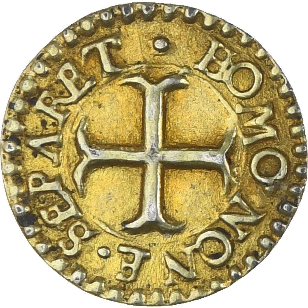 Francia, Denier à épouser, Collection Térisse, MBC+, Oro vermeil