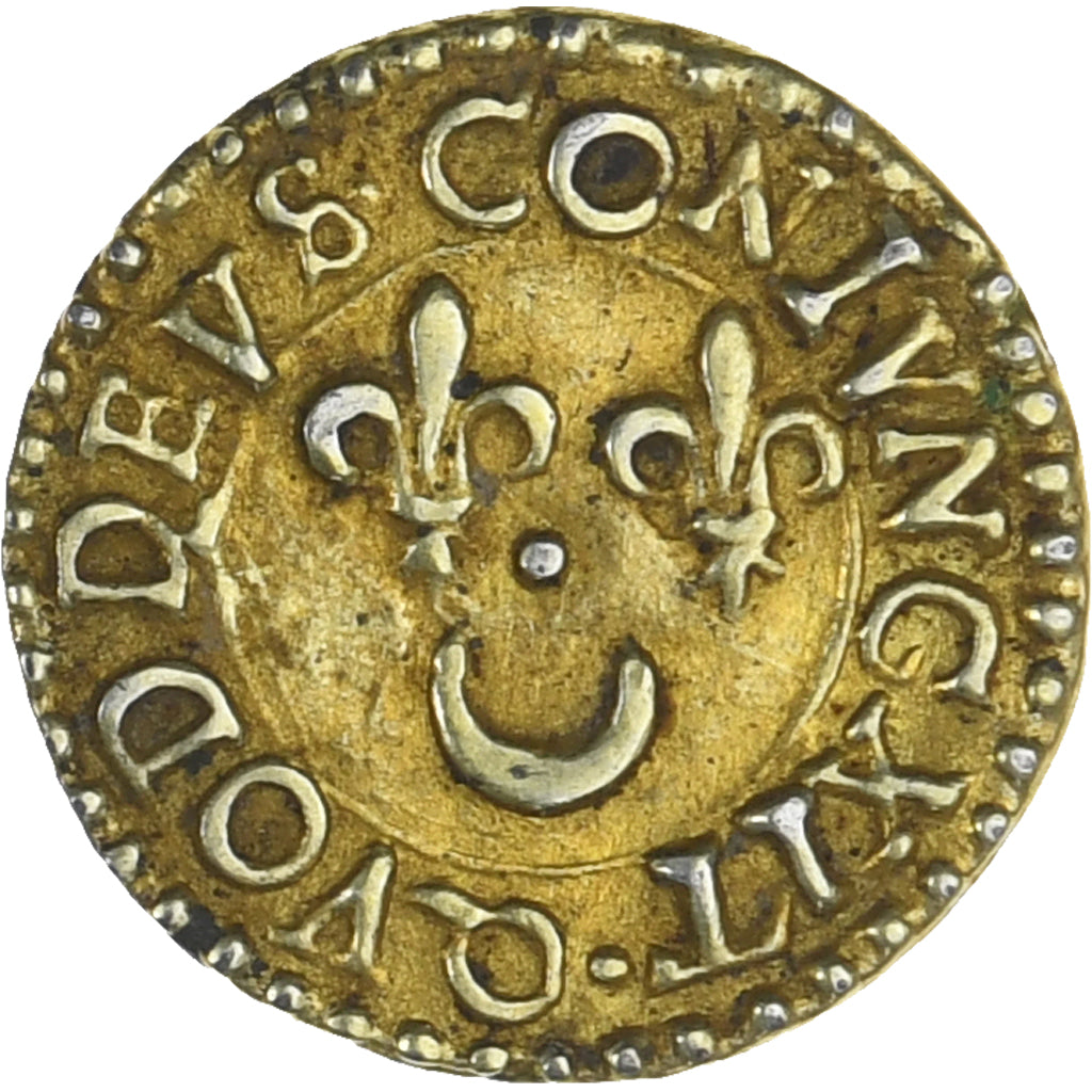 Francia, Denier à épouser, Collection Térisse, MBC+, Oro vermeil