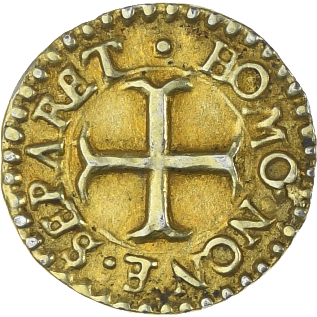 Francia, Denier à épouser, Collection Térisse, MBC+, Oro vermeil
