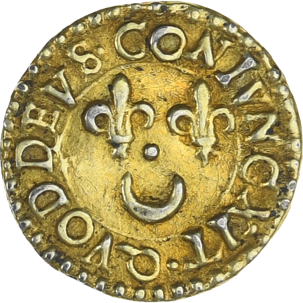 Francia, Denier à épouser, Collection Térisse, MBC+, Oro vermeil