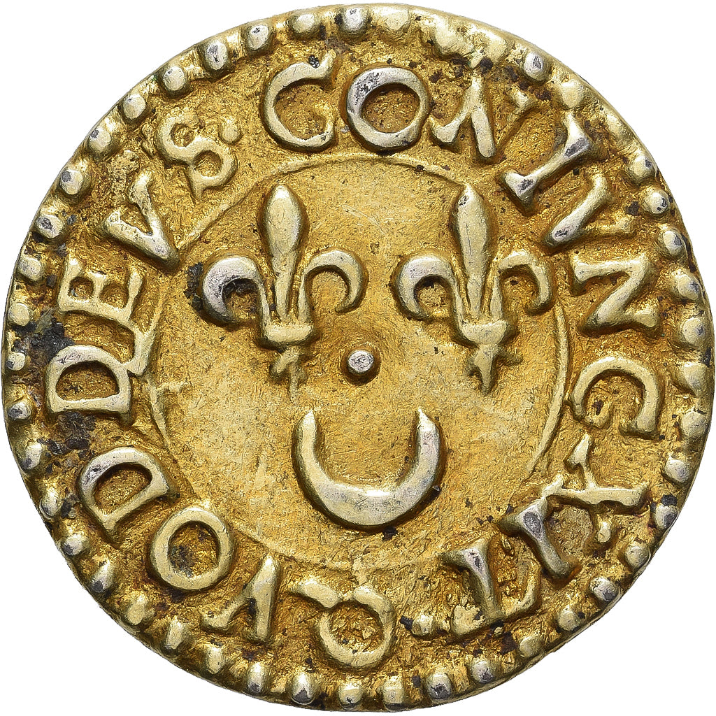 France, Denier à épouser, Collection Térisse, TTB+, Vermeil, Terisse:D109