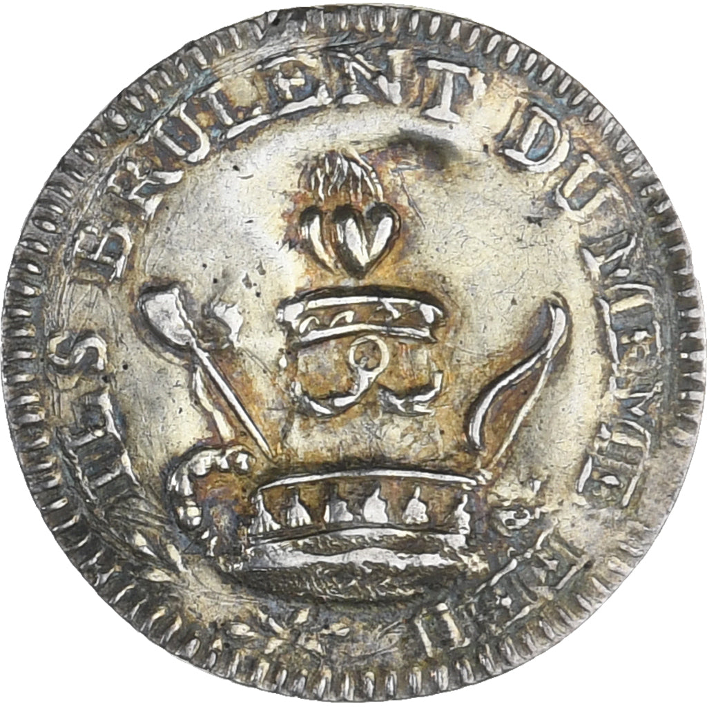 Frankrijk, Denier à épouser, Collection Térisse, ZF+, Zilver, Terisse:133DR