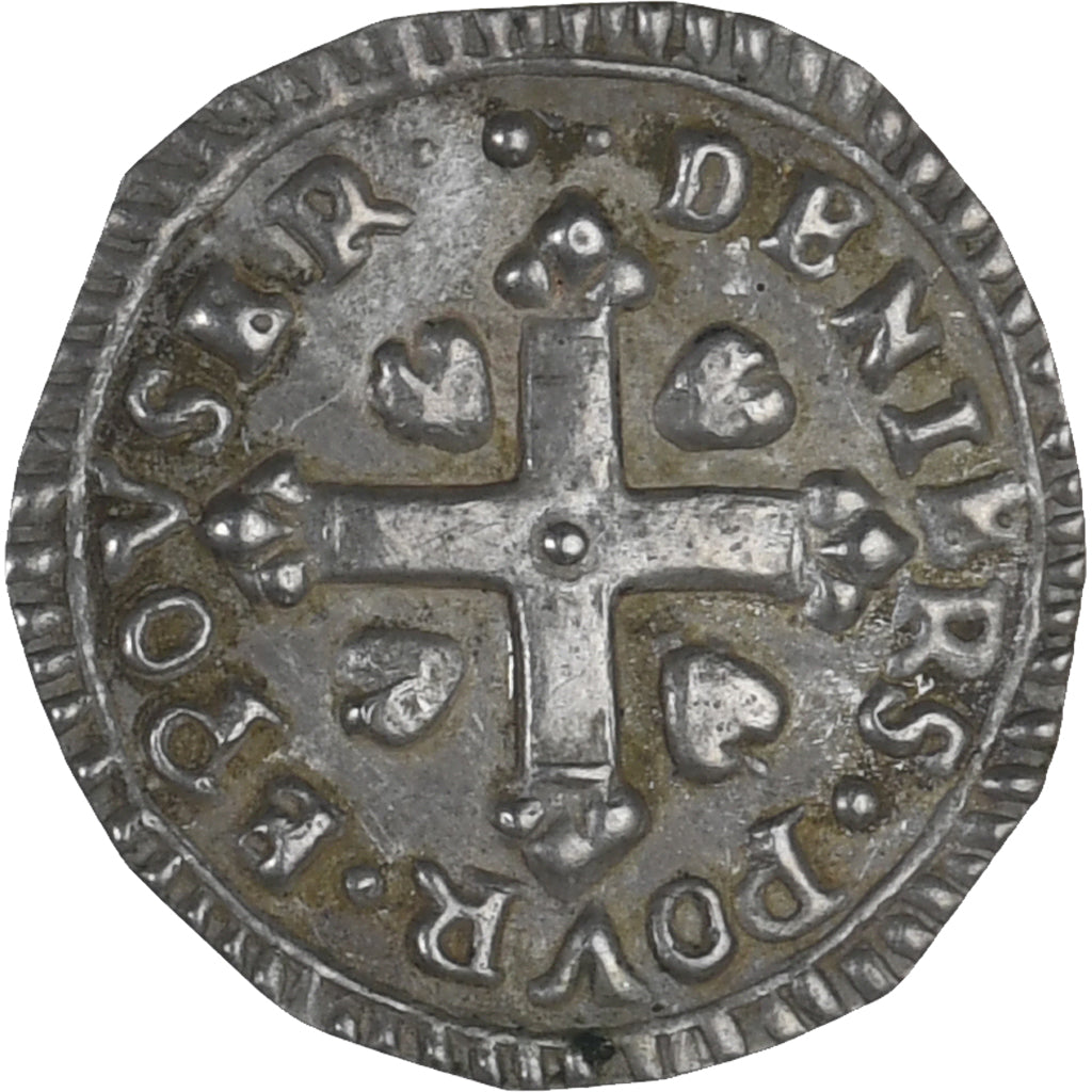 Frankrijk, Denier à épouser, Collection Térisse, ZF, Zilver, Terisse:D46