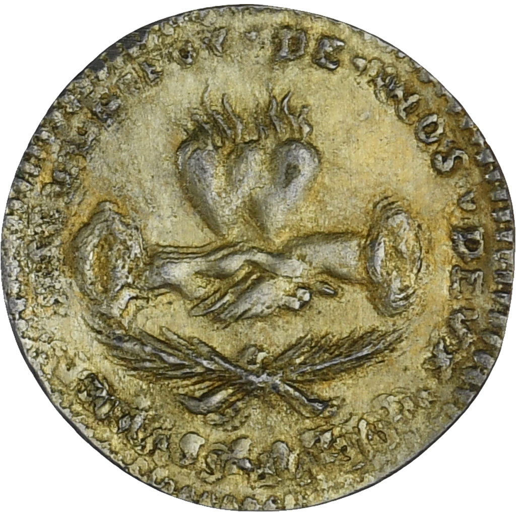 France, Denier à épouser, Collection Térisse, VF(30-35), Vermeil, Terisse:D123