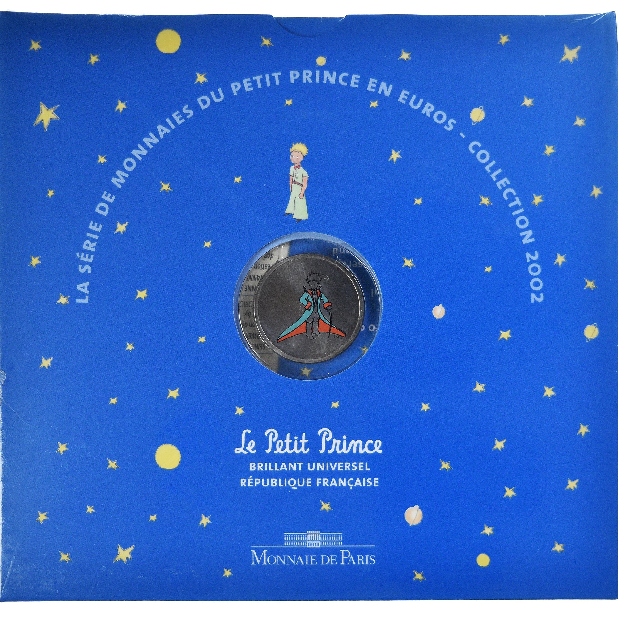 Frankrijk, 1 c. to 2€ + token, Coffret Petit Prince, 2002, Monnaie de Paris
