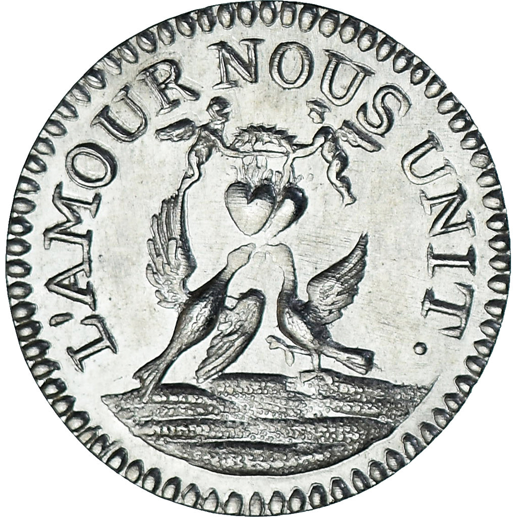 Frankrijk, Denier à épouser, Collection Térisse, PR, Zilver, Terisse:D99