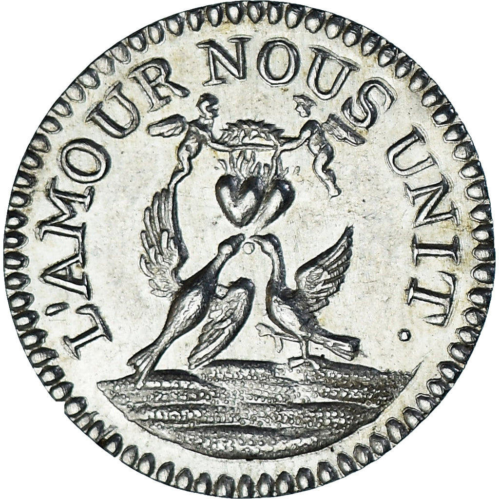 Frankrijk, Denier à épouser, Collection Térisse, PR, Zilver, Terisse:D99