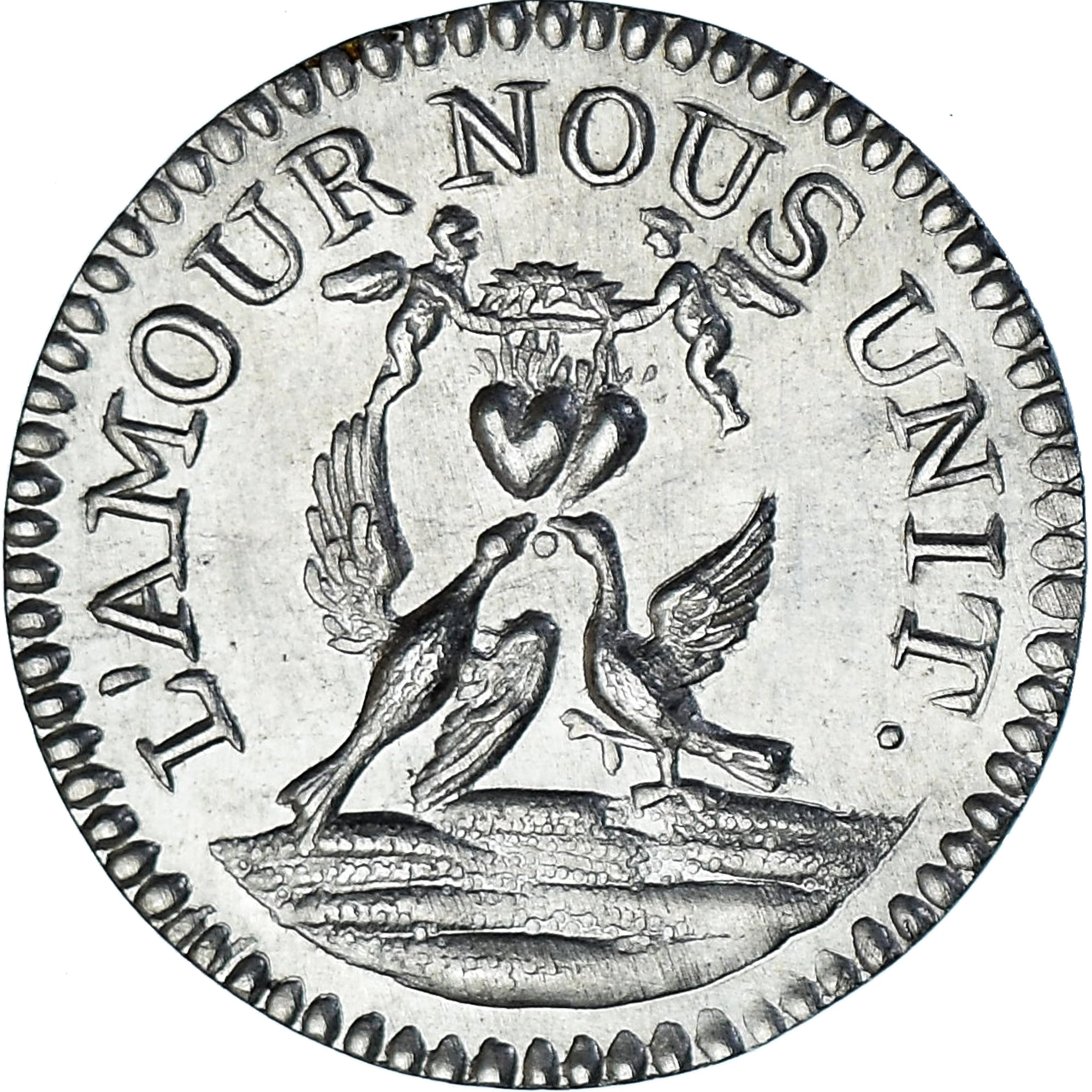 Frankrijk, Denier à épouser, Collection Térisse, PR, Zilver, Terisse:D99