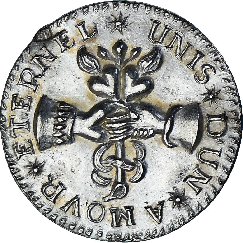 Frankrijk, Denier à épouser, Collection Térisse, PR, Zilver, Terisse:D115