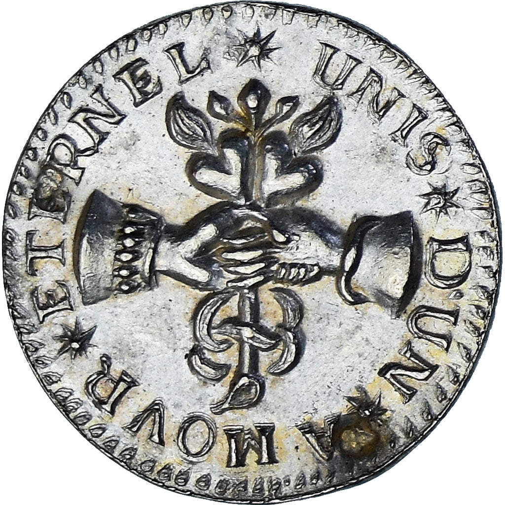 Frankrijk, Denier à épouser, Collection Térisse, PR, Zilver, Terisse:D115