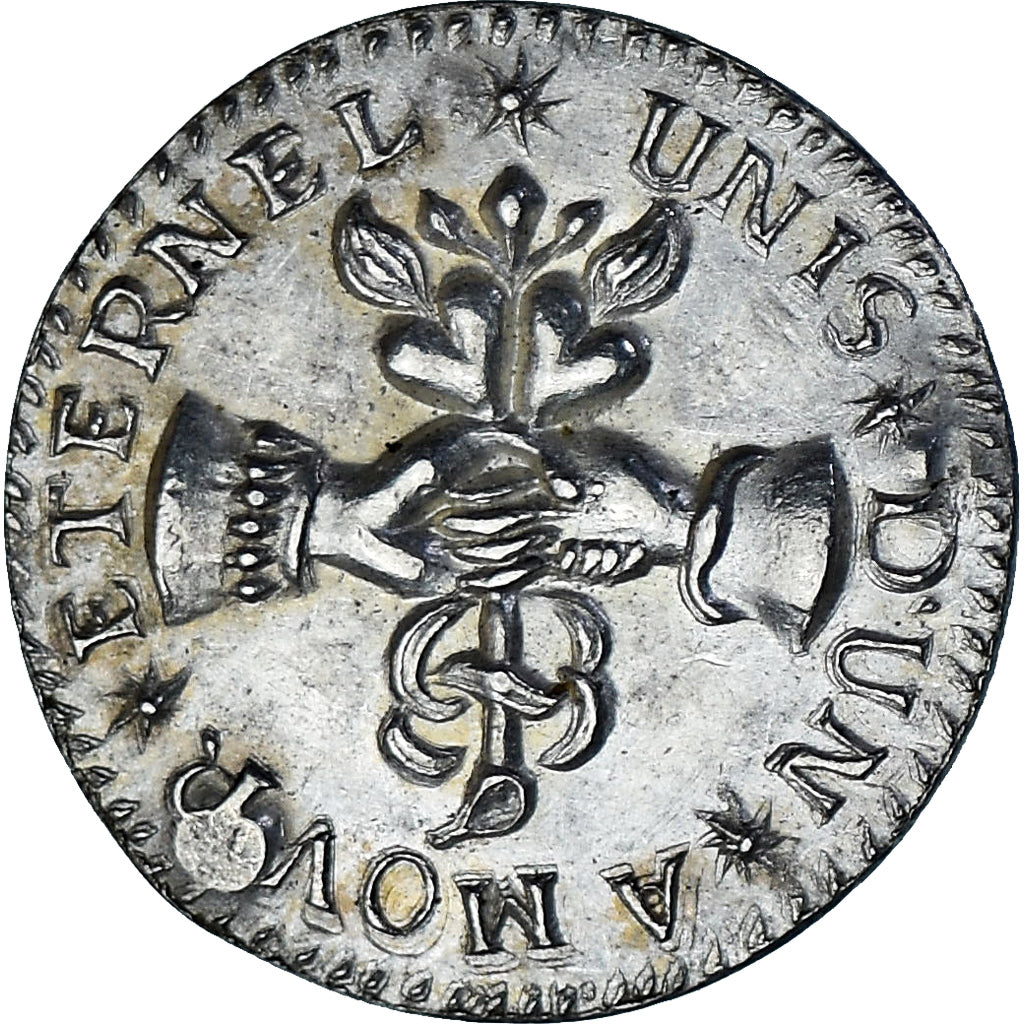 Frankrijk, Denier à épouser, Collection Térisse, PR, Zilver, Terisse:D115