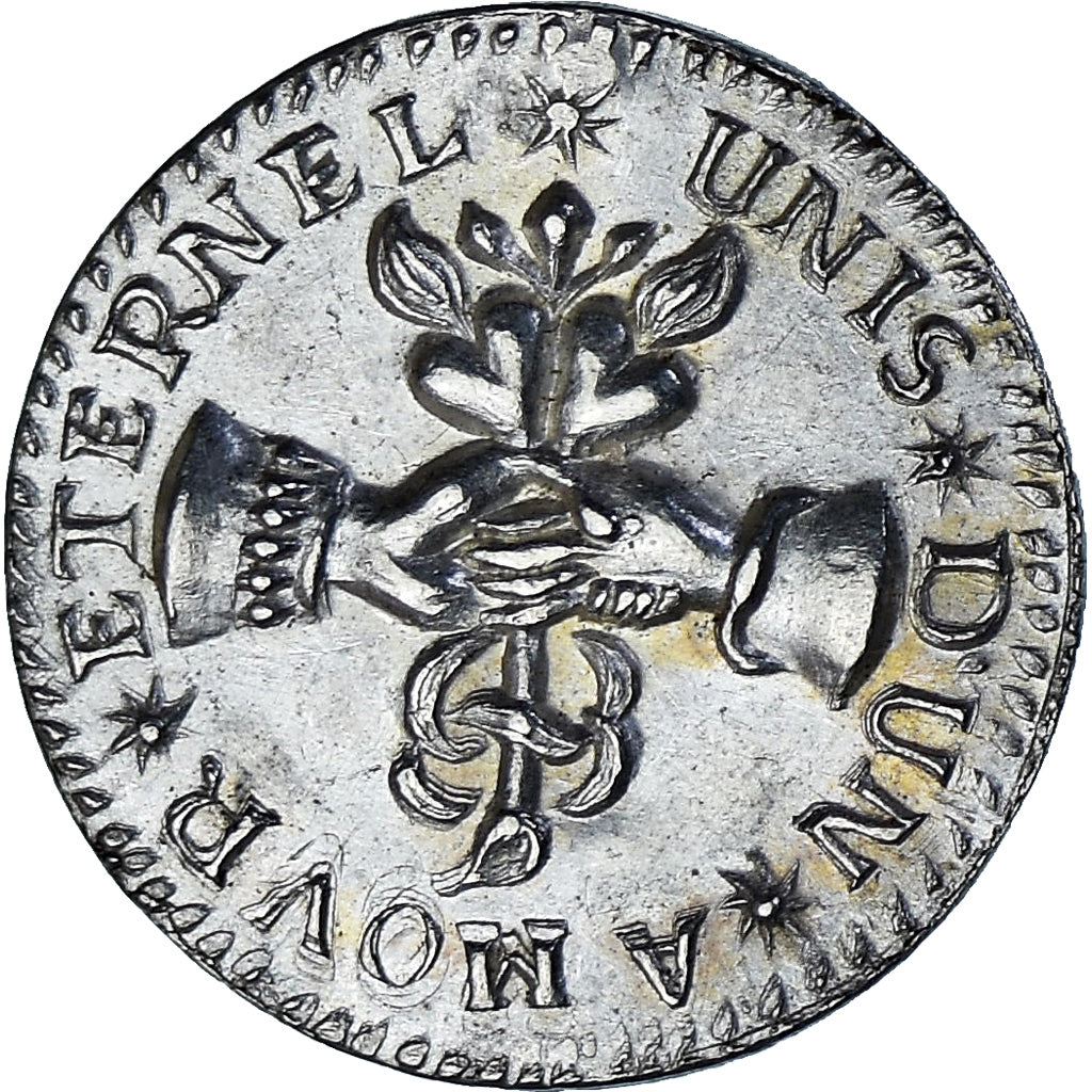Francia, Denier à épouser, Collection Térisse, EBC, Plata, Terisse:D115