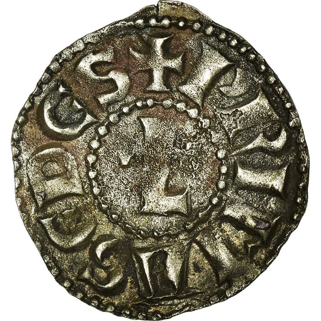 Monnaie, France, Denier, Lyon, TTB+, Argent