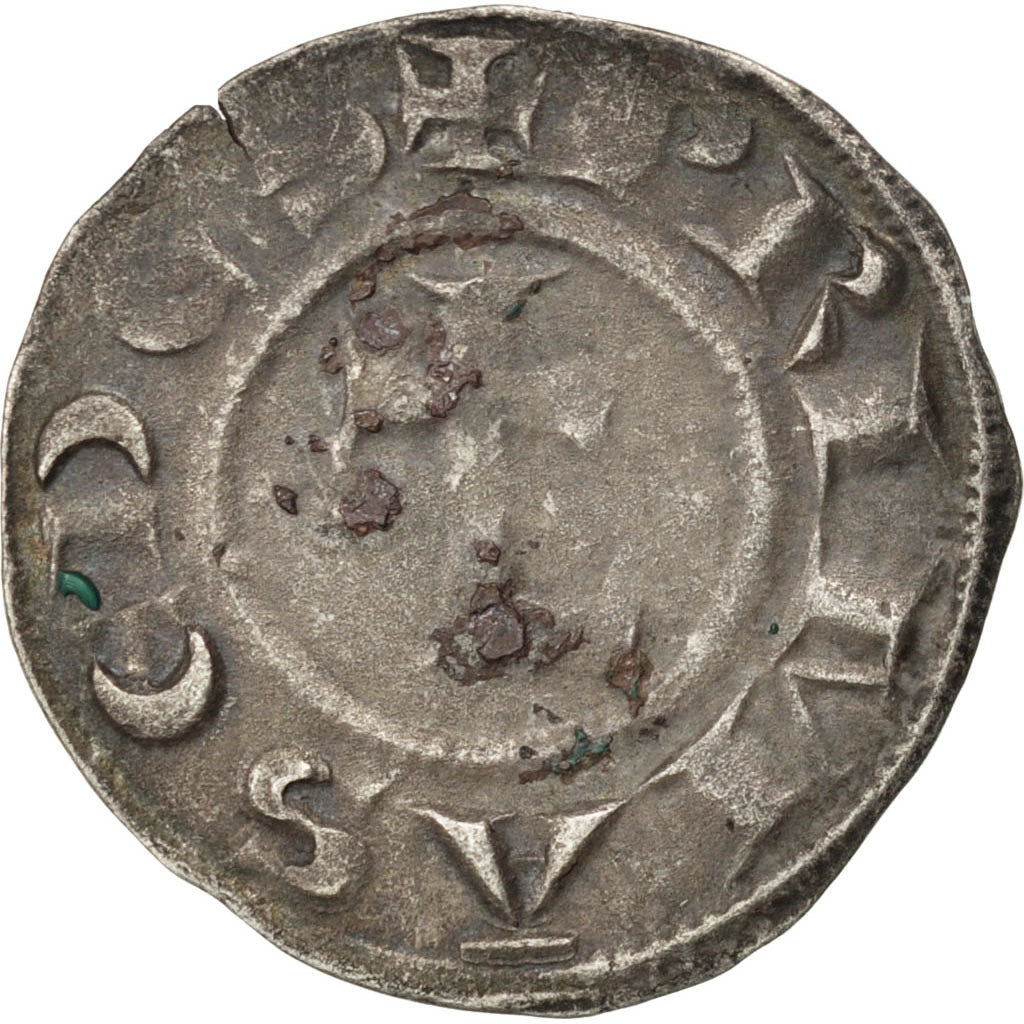 Coin, France, Denarius, Lyons, EF(40-45), Silver