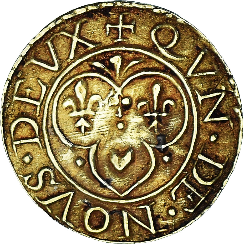 Frankrijk, Denier à épouser, Collection Térisse, ZF+, Vermeil, Terisse:D12