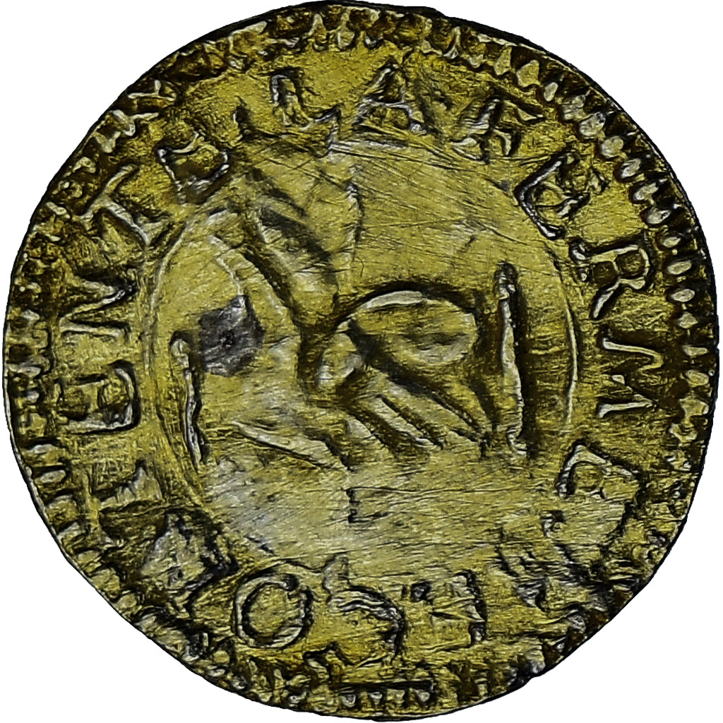 Francia, Denier à épouser, Collection Térisse, MB+, Vermeil, Terisse:D79