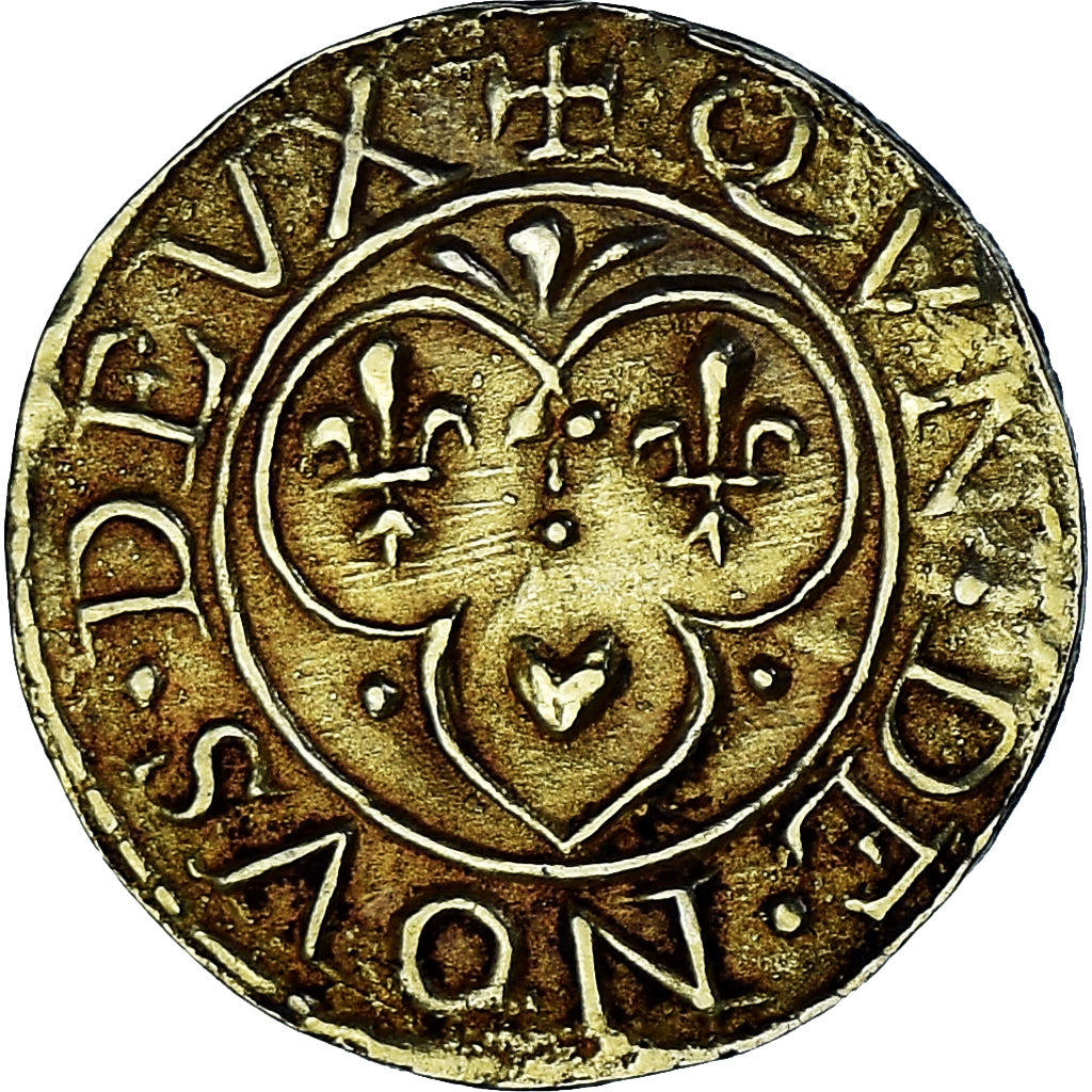 Francia, Denier à épouser, Collection Térisse, BB+, Vermeil, Terisse:D12