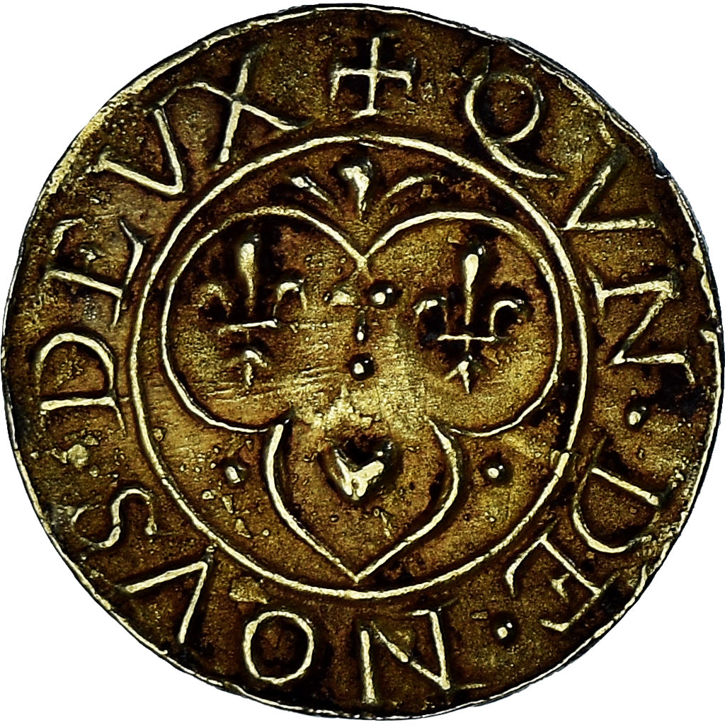 Francia, Denier à épouser, Collection Térisse, BB+, Vermeil, Terisse:D12